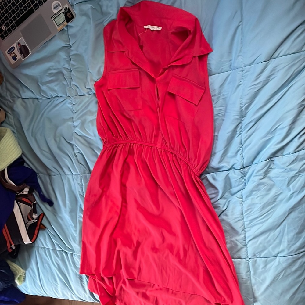 Red dress with pockets size M